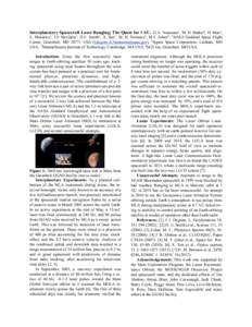 Unmanned spacecraft / Exploration of the Moon / Mars / Mars Orbiter Laser Altimeter / Lunar Reconnaissance Orbiter / LIDAR / Moon / Mars Global Surveyor / Exploration of Mars / Spaceflight / Spacecraft / Space technology