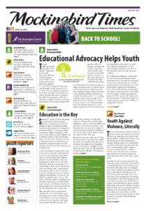 Mockingbird Times  September 2012 Foster Care and Homeless Youth Speak Out Across the Nation