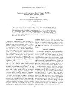 American Mineralogist, Volume 59, pages[removed], 1974  SLlfides,