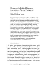 Cognitive science / Conceptual metaphor / Discourse analysis / Metaphor / Cognitive linguistics / George Lakoff / Linguistics / Literature / Science