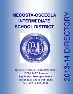 Crossroads Charter Academy / Big Rapids Public Schools / Mecosta / Mecosta County /  Michigan / Medicine / Special education / Speech and language pathology
