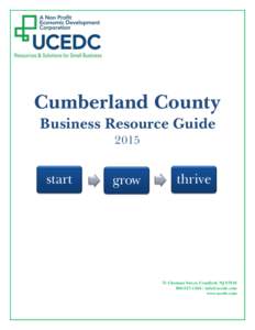 Cumberland County Business Resource Guide 2015 start