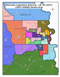 Blair  Nebraska Legislative Districts - LB[removed]LEG11-43002E Omaha Area  ¶