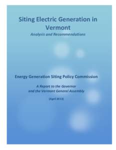 Renewable-energy law / Entergy / Vermont Yankee Nuclear Power Plant / Vernon /  Vermont / Renewable portfolio standard / Vermont / Energy policy / Energy / Renewable energy policy