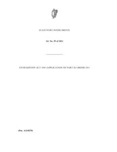 International relations / Independence of Kosovo / Criminal law / Extradition / International law / Kosovo / Brian Cowen / Geography of Europe / Balkans / Europe