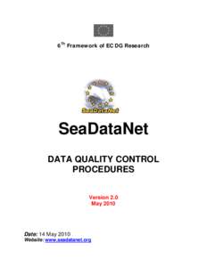 Quality Control Standards for SEADATANET