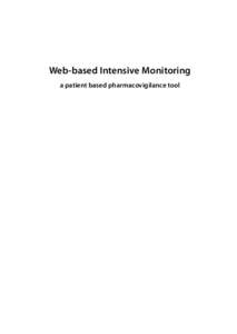 Web-based Intensive Monitoring: a patient based pharmacovigilance tool