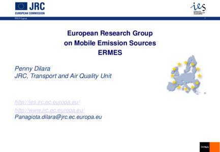 1  TFEIP Cyprus European Research Group on Mobile Emission Sources