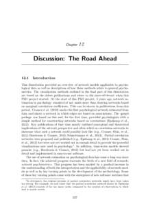 Chapter  12 Discussion: The Road Ahead 12.1