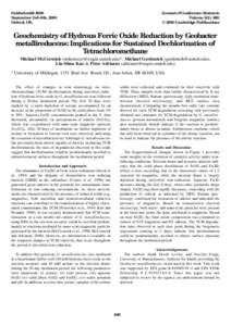 Goldschmidt 2000 September 3rd–8th, 2000 Oxford, UK. Journal of Conference Abstracts Volume 5(2), 685