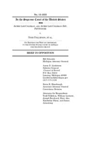 No[removed]In the Supreme Court of the United States ANDRE LEE COLEMAN, AKA ANDRE LEE COLEMAN-BEY, PETITIONER v.