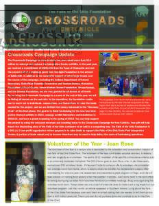 The Falls of the Ohio Foundation  CROSSROADS CHRONICLE Issue #5 2013