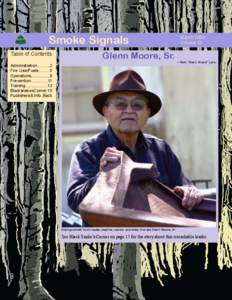 Smoke Signals Table of Contents Glenn Moore, Sr.  Administration[removed]