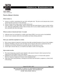 Stibine / Odor / Metal hydrides / Chemistry / Arsine