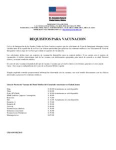 IMMIGRANT VISA SECTION U.S. CONSULATE GENERAL, P.O. BOX 10545, EL PASO, TX[removed]PASEO DE LA VICTORIA #3650, FRACC. PARTIDO SENECU, CD JUAREZ, CHIHUAHUA, MEX C.P[removed]IMMIGRANT VISA INFORMATION AT: http://mexico.usvisa