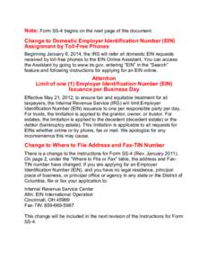 Government / IRS tax forms / Income tax in the United States / Pay-as-you-earn tax / S corporation / Trust law / Withholding tax / Tax return / Taxation in the United States / Law / Employer Identification Number