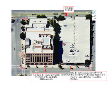 CCCC Drop Box Inside Mail Slot in the window on the 20th Street side of the building for CCCC paperwork.