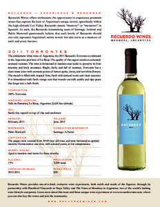 Recuerdo_Torrontes_2011_TastingNote