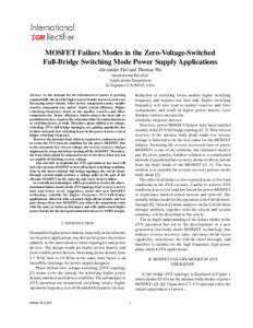 Power electronics / Power MOSFET / MOSFET / Switched-mode power supply / Power semiconductor device / Diode / Transistor / Field-effect transistor / Bipolar junction transistor / Electrical engineering / Electromagnetism / Electronic engineering