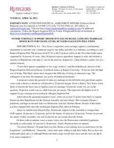 Democratic Party / Same-sex marriage in Connecticut / Republican Party / United States / Political parties in the United States / Recognition of same-sex unions in New Jersey / Politics of the United States