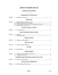 Government of Oklahoma / Concurrent resolution / Bill / National Assembly of Thailand / United States Senate / Governor of Oklahoma / United States Congress / United States Constitution / Standing Rules of the United States Senate /  Rule XIV / Government / State governments of the United States / Standing Rules of the United States Senate