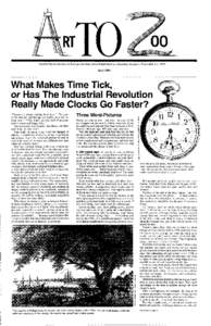 What Makes Time Tick, or Has The Industrial Revolution Really Made Clocks Go Faster?