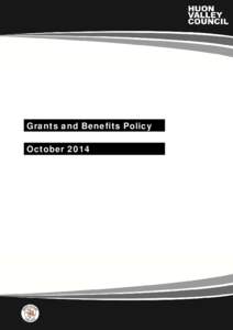 Microsoft Word[removed]Grants and Benefits Policy October 2014.doc