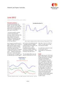 MasterCard Papers Australia  June 2012 What a difference two years makes Executive summary In drafting the MasterCard