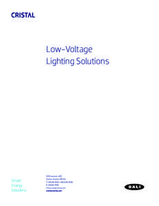 Low-Voltage Lighting Solutions Smart Energy Solutions