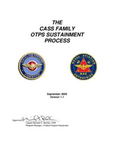 Microsoft Word - CASS Family OTPS Sustainment Process - Version 1.1.doc