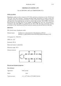 thiophanate-methyl[removed]THIOPHANATE-METHYL[removed]See also BENOMYL[removed]and CARBENDAZIM (072) ]