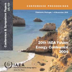 25/CD  Conference & Symposium Papers CONFERENCE PROCEEDINGS Vilamoura, Portugal, 1–6 November 2004