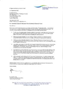 th  HBF – Meeting with Michael Suen 7 September 2005 Appendix 1, Questions form HBF Members