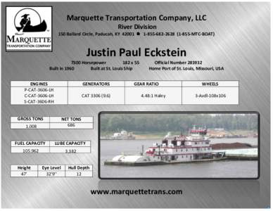 Marquette Transportation Company, LLC River Division 150 Ballard Circle, Paducah, KYMTC-BOAT)