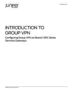 Internet / Internet protocols / Tunneling protocols / Computer network security / IPsec / Virtual private networks / Group Domain of Interpretation / Multicast / Internet Key Exchange / Computing / Network architecture / Cryptographic protocols