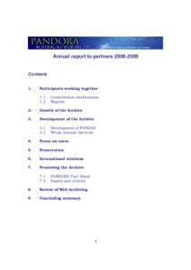 Microsoft Word - Annual report to partnersdoc