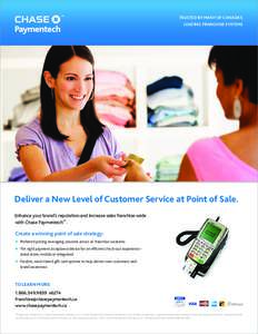 Economics / EMV / Chip and PIN / PIN pad / Point of sale / Payment systems / Business / Chase Paymentech