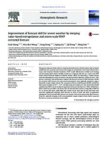 Atmospheric sciences / Meteorology / Prediction / Weather forecasting / Statistical forecasting / Weather prediction / Storm / Estimation theory / Quantitative precipitation forecast / Center for Analysis and Prediction of Storms / Nowcasting / Forecast error