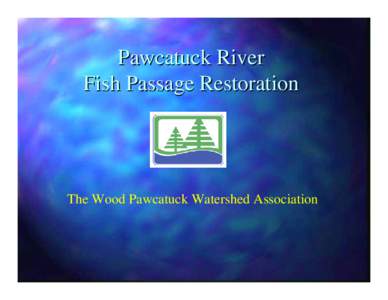 Pawcatuck River Fish Passage Restoration The Wood Pawcatuck Watershed Association  The Wood Pawcatuck