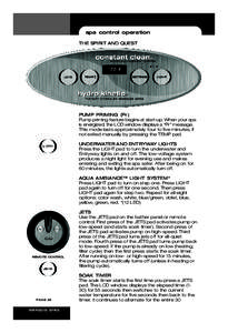 Thermostat / Liquid crystal display / Light-emitting diode / Dance Dance Revolution / Spa / Technology / Human behavior / Games / Bathing / Switches / Temperature control