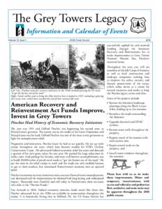 The Grey Towers Legacy Information and Calendar of Events Volume 13, Issue 1 USDA Forest Service