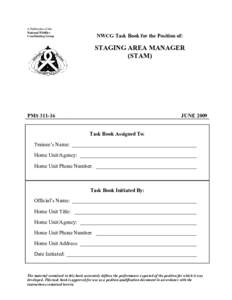 Staging Area Manager (STAM)