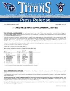 Titans Press Release