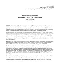 Microsoft Word - FCC Form 525 Instructions.doc