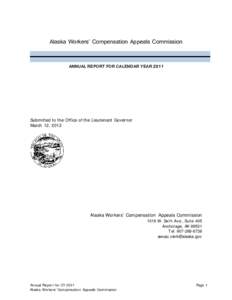 Alaska Workers’ Compensation Appeals Commission