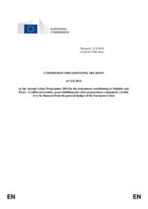 EUROPEAN COMMISSION Brussels, [removed]C[removed]final