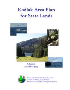 Kodiak Area Plan for State Lands Adopted December 2004