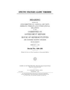 Mark Souder / Politics of the United States / Government / United States / Chris Shays / United States House Committee on Oversight and Government Reform / Homeland security