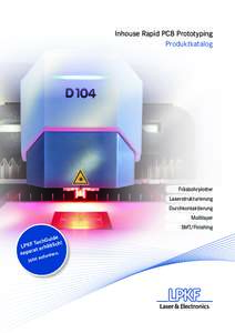 Inhouse Rapid PCB Prototyping Produktkatalog Fräsbohrplotter Laserstrukturierung Durchkontaktierung