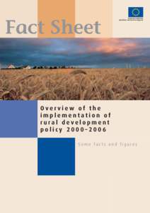 Fact Sheet  European Commission Agriculture and Rural Development  Overview of the